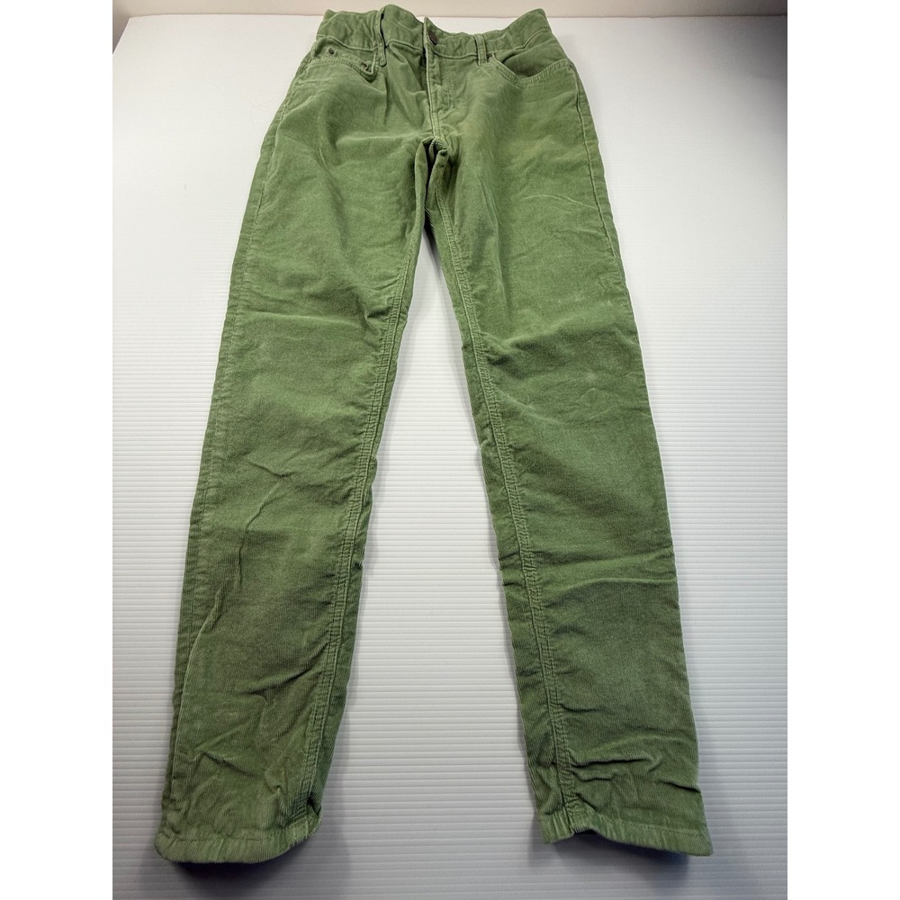 Boden Cord Girlfriend Sage‎ Green Corduroy Pants Womens US 8L UK 12L R0008